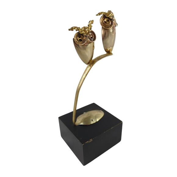 Vintage Raul Zuniga 1972 Handmade Owl Brutalist Spoon Sculpture Art - Picture 7 of 8